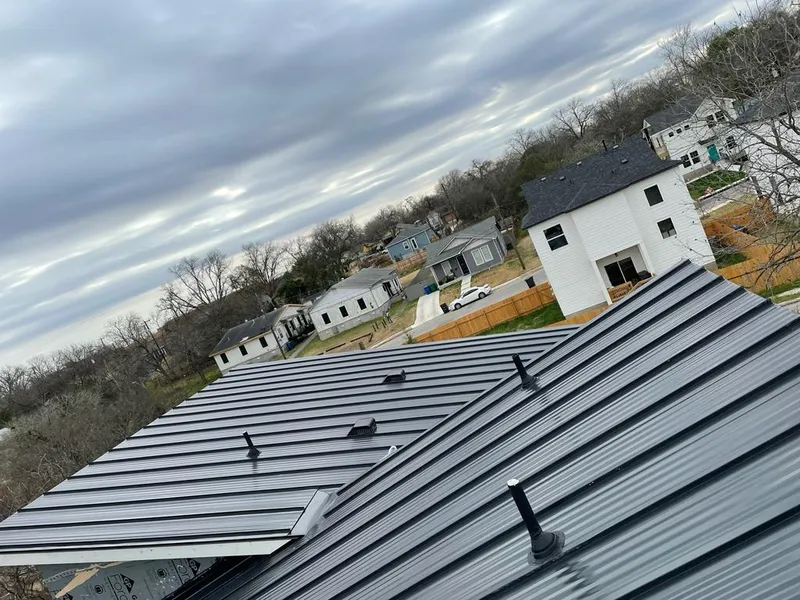 Standing seam metal roof panels with vents for Skylight Repair in Johnstown